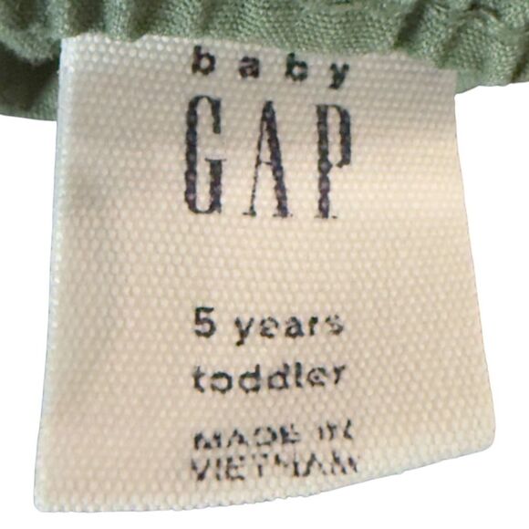 Baby Gap Boys Kids Pair of 2 Poplin Pull-On Green Blue Cotton Shorts. 5. 5T. - Picture 4 of 8